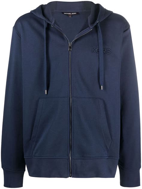 michael kors zip-up hoodie men's|farfetch Michael Kors hoodie.